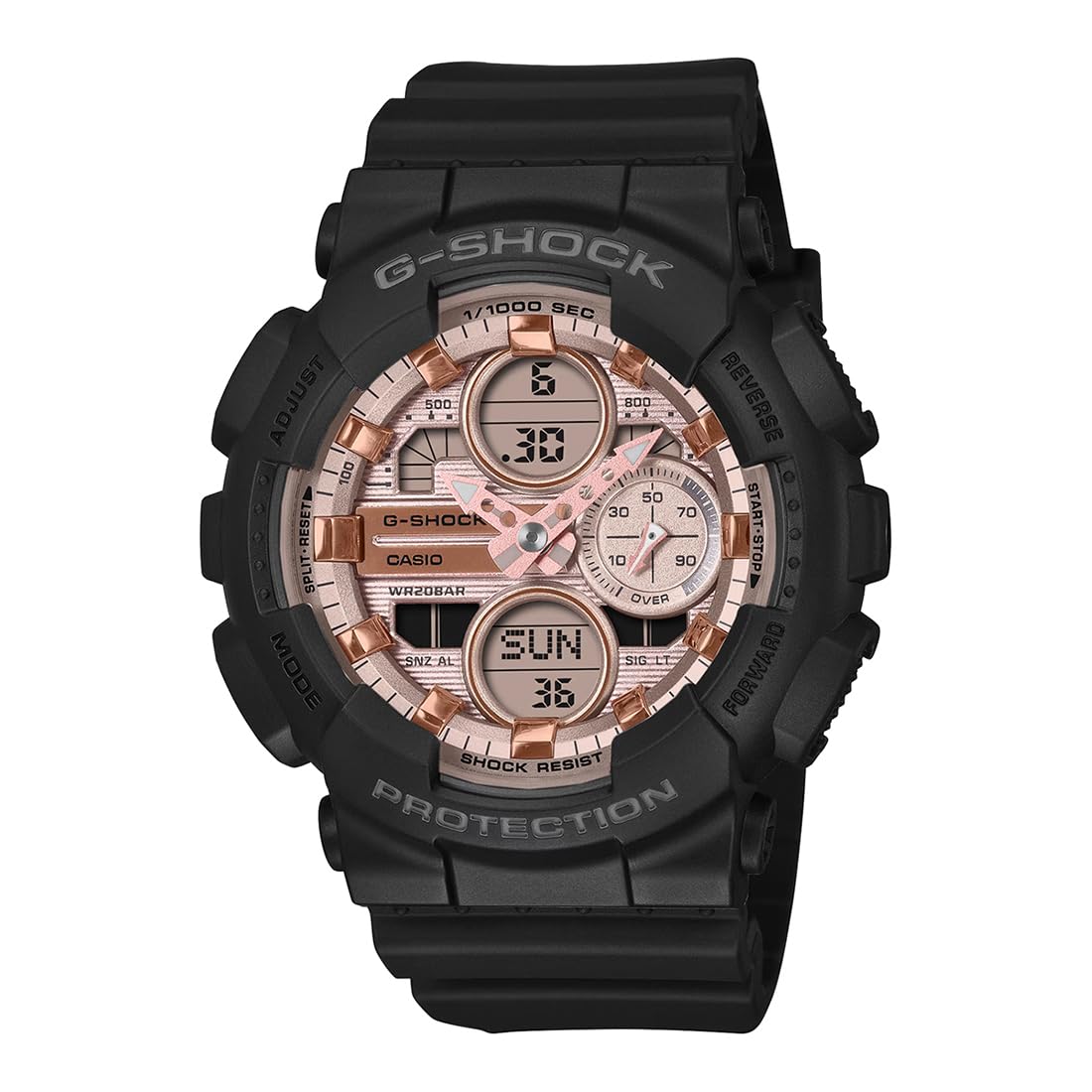 G-Shock Women GMA-S140PG-1ADR Analog-Digital Black Watch Women (G1800)-image-10