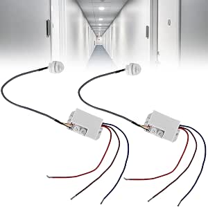2 X Sensore Di Movimento PIR AM312 Infrarossi - Rilevatore Piroelettrico Mini IR, 3.3V