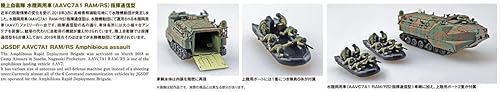 Miniatura 6 de Aoshima Kit de escala 1/24 056653 JGSDF Vehículo anfibio de asalto (AAVC7A1 RAM/RS) Operación de aterrizaje de islotes de comando - Kit de