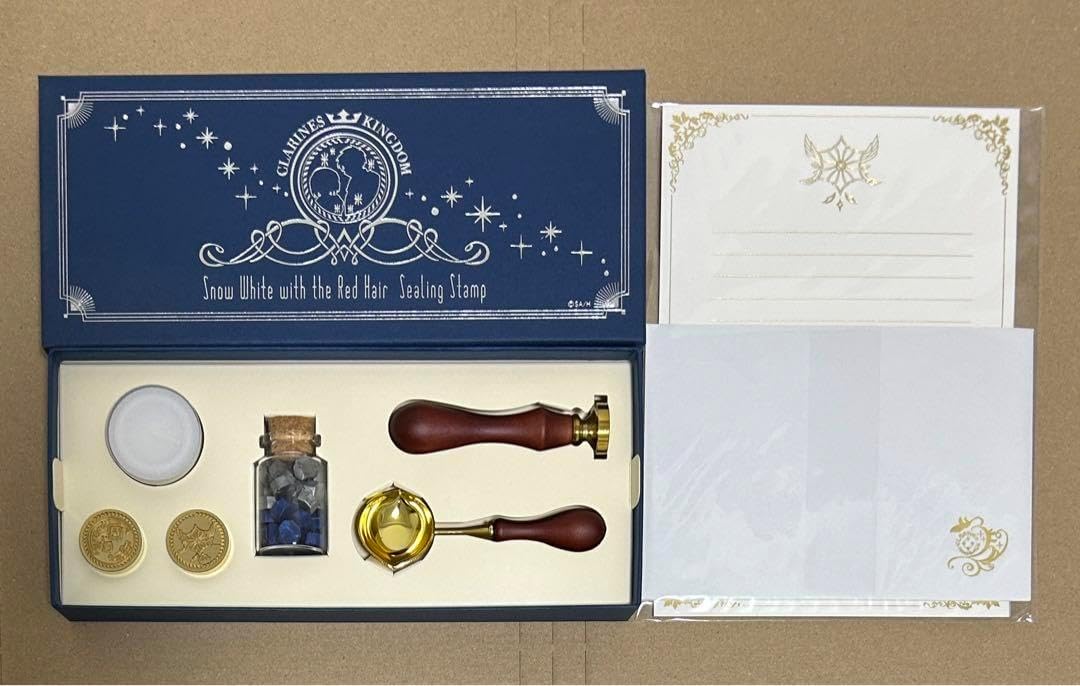 赤髪の白雪姫 原画展 シーリングワックス＆レターセット 赤髪の白雪姫 シーリングスタンプ レター 赤髪の白雪姫 原画展