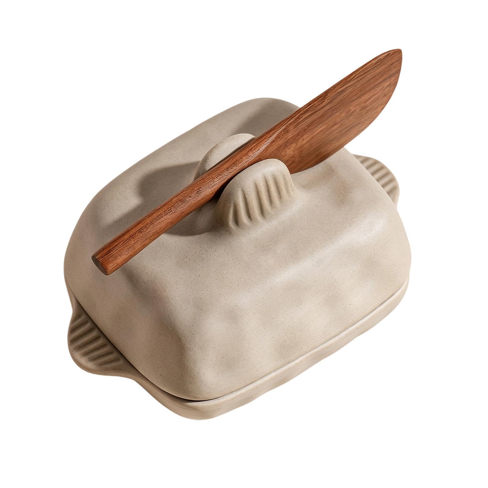 Butter Dish - de beurre en céramique avec rangement membre et cutter