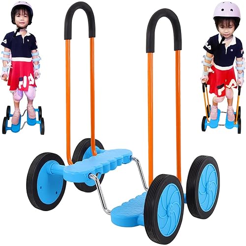 Kids Balance Pedal Bike - Hoverbard Training Vehicle, Boost Self Confidence Balancing Exercise Scooter, Non-Slip Sensory Training Equipment, Exercise Toys for Children Aged 3-12(Blue)