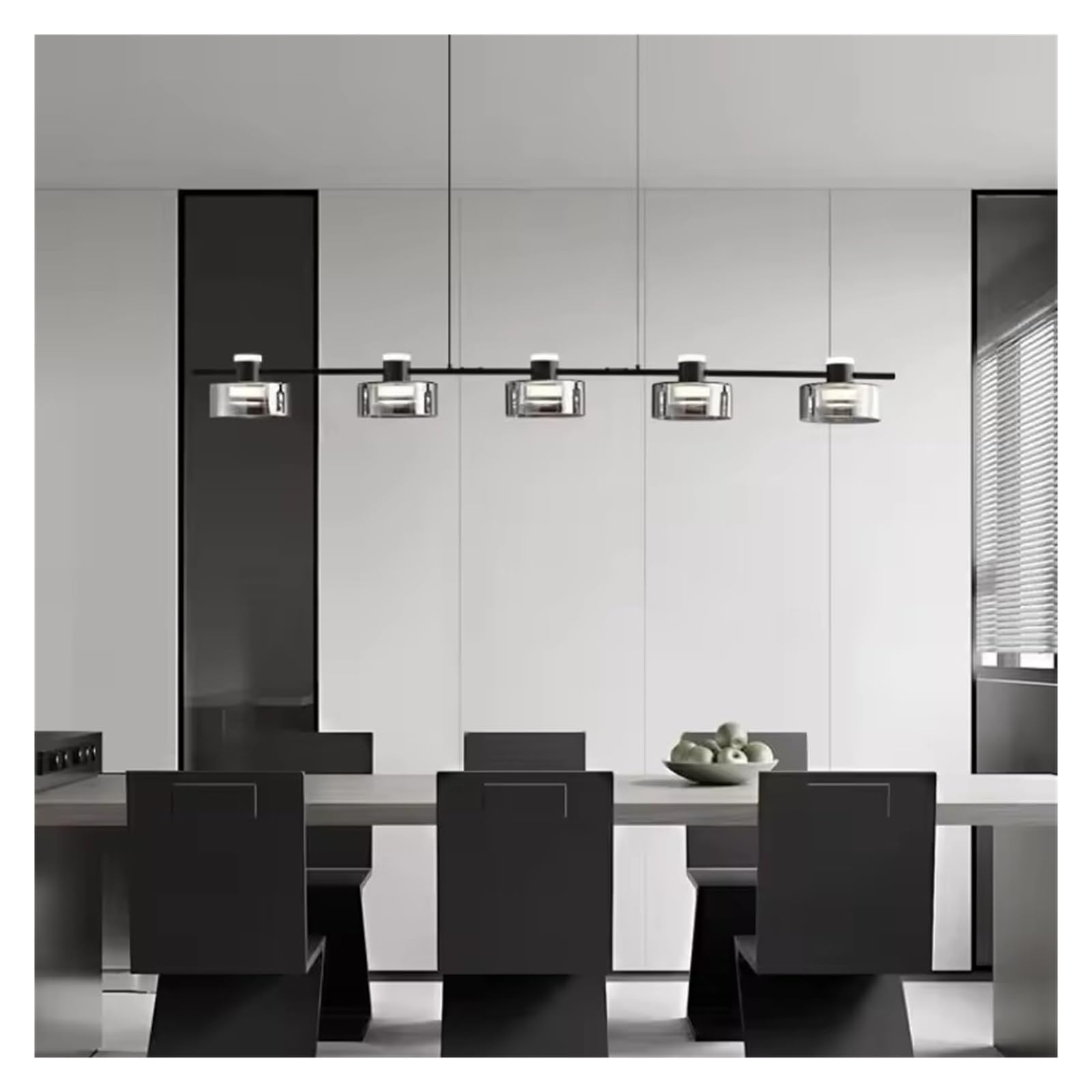 Lustre moderne en verre luminaire suspendu de salon et chambre à coucher en cuivre doré
