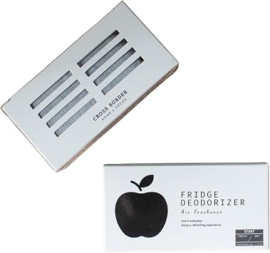 NATURAL deodorizer for refrigerator, wardrobe, car and gym bag. Activated carbon box that absorbs odors and moisture. It is effective for 6 months and can be reactivated under the sun for another 6 months