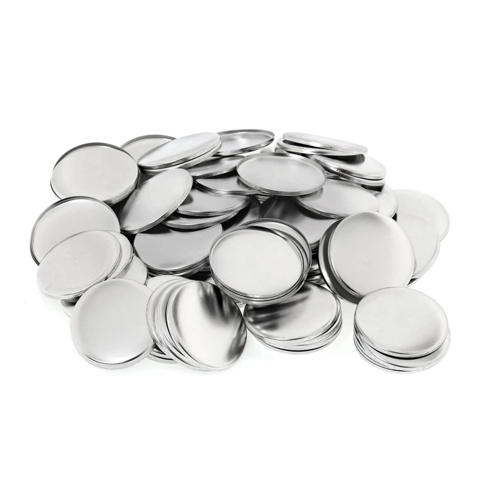 200 Sets Blanko-Anstecknadel-Knopfteile for Buttonmaker-Maschinen, 25 mm, 32 mm, 37 mm, 44 mm, Zubehör zur Herstellung runder Anstecker mit Metallabdeckung Mehrzweck