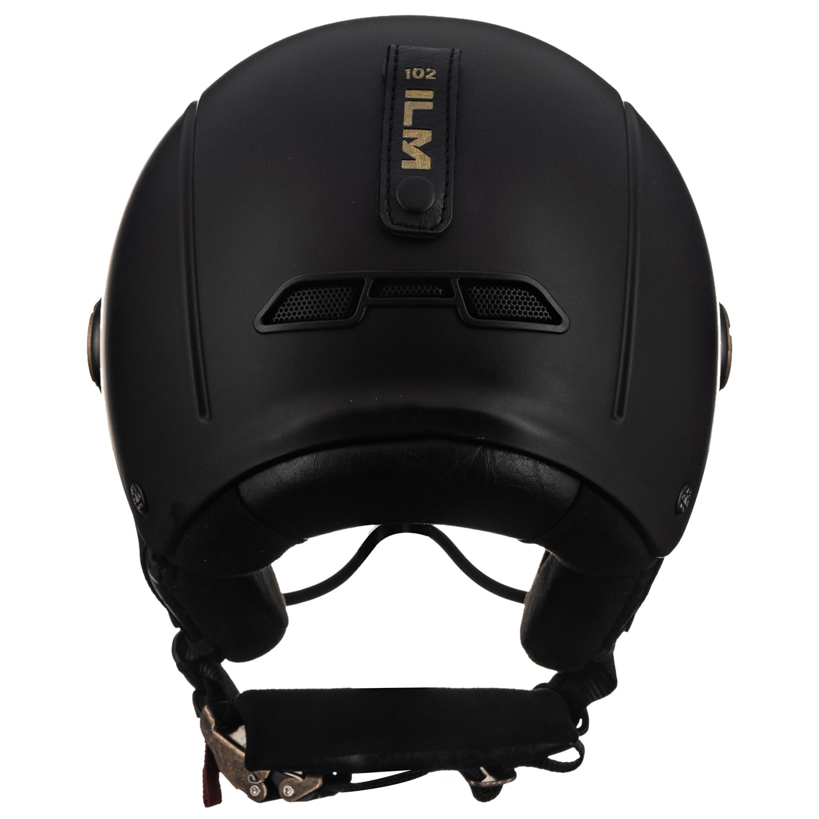 ILM Casque Velo VTT Homme Femme Adulte Ski Snowboard avec Visière Amovible Protège-Oreilles ASTM CPSC et CE Z102
