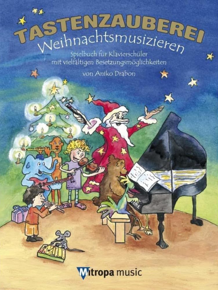 Tastenzauberei Band 2 und Weihnachtsmusizieren (Starterset) mit Online Audio (ISBN 9789043170819, 9789043132428) + Soundman Notenheft + 2 Piano-Bleistifte