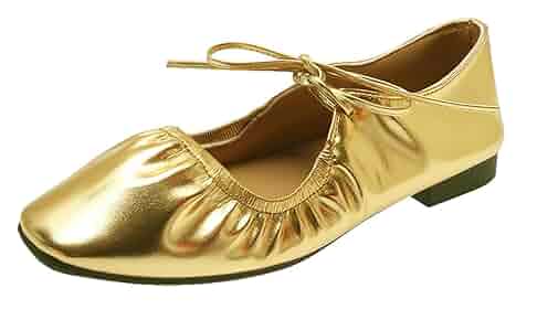 靴 TODAYFUL Softleather Ballet Shoes 靴 TODAYFUL Softleather Ballet Shoes Khaki Lace Up Ballet