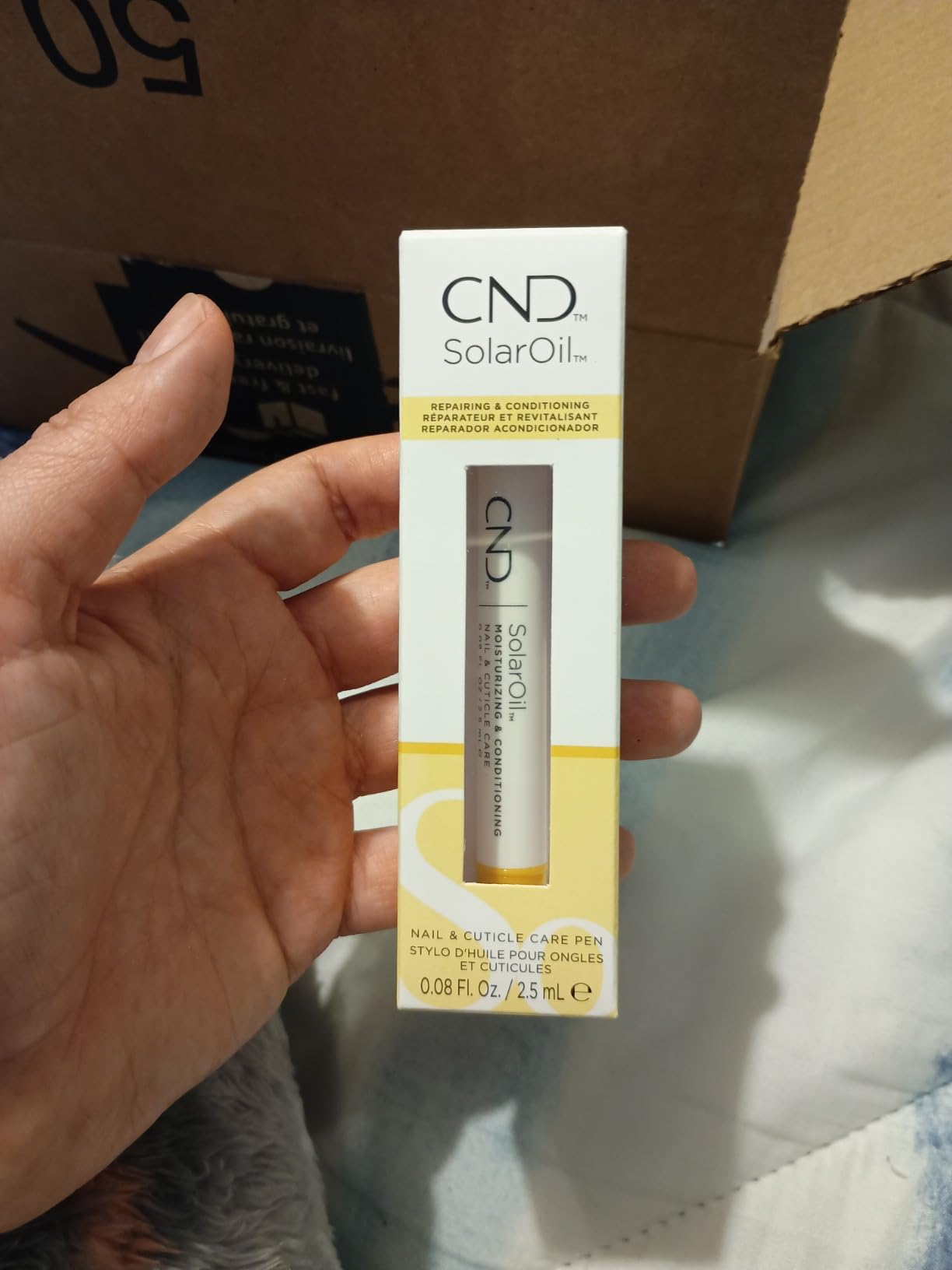 AmazonUs/RP28Y CND SolarOil & RescueRXx, Cuticle Oil Pen, Keratin Nail Treatment Pen, On-the-Go, Travel-Sized
