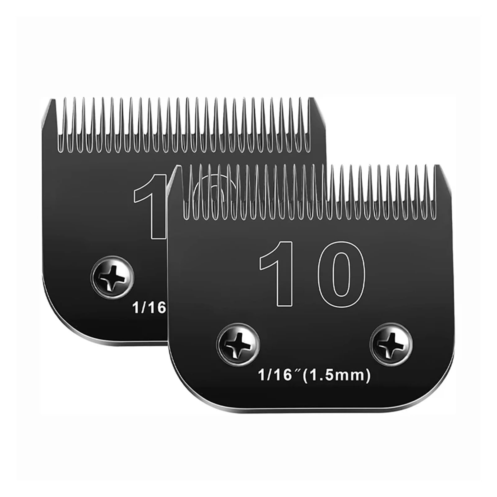 Cuchilla De Repuesto Desmontable For Cortapelos For Mascotas #10, Compatible Con Oster,A5, Compatible Con Wahl, Cortaúñas For Perros/animales De La Serie KM, 1,5mm, Fácil De Desmontar(2pcs)