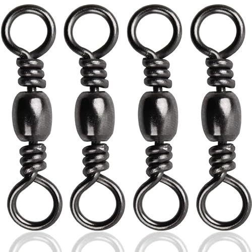 NEU AMZfishing® Klassik Wirbel | Angelwirbel | Angeln Wirbel | Wirbel Angeln | Wirbel Set Angeln | Wirbel Größe 12 | Wirbel Größe 10 | Wirbel Größe 8 (40 Stück, g: #12)