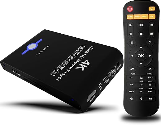 4K HDMI Media Player & HDD Enclosure 2-in-1 H.265/H.264