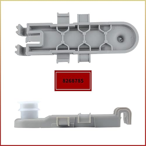 Miniatura 4 de 2 piezas 8268785 - Pieza de repuesto para rueda de estante superior para lavavajillas Whirlpool KitchenAid, montaje de rueda superior, sustituye a