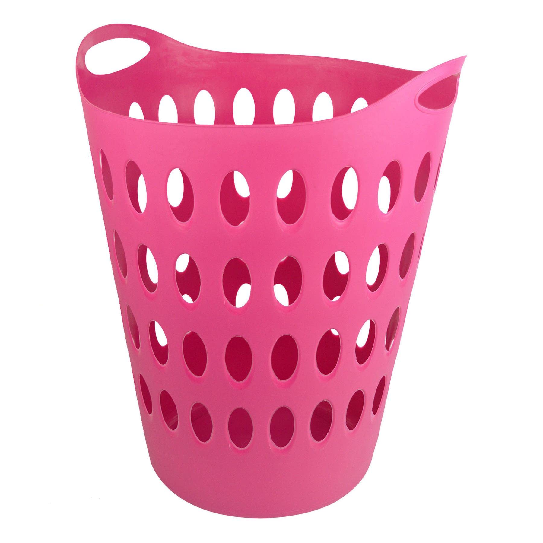 Yöl Dark Pink Laundry Basket Home Clothes Washing Flexi Large Flexible Tall Clothing