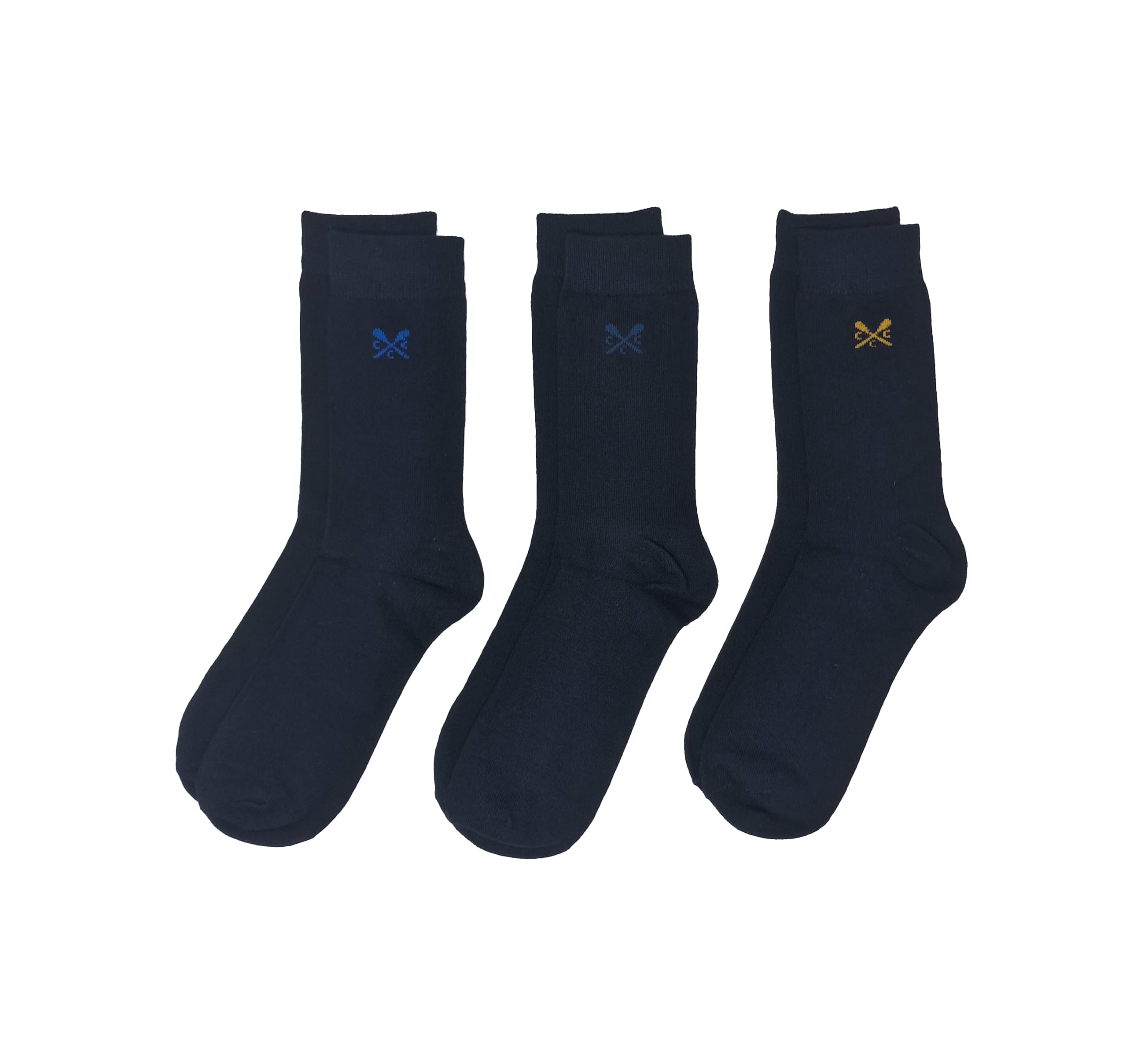 Crew Clothing Mens 3 Pack Bamboo Socks One Size