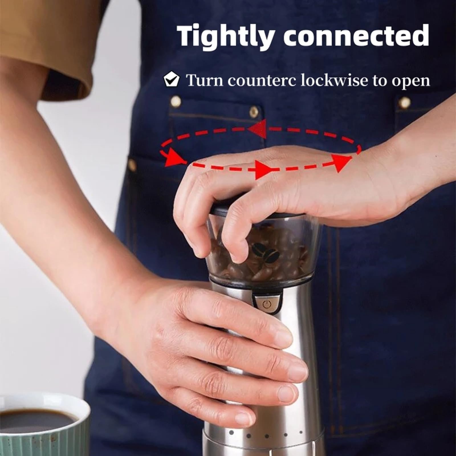 Moulin à café électrique Portable, broyeur alimentaire Rechargeable par USB, adapté aux herbes, épices, céréales, accessoires de cuisine