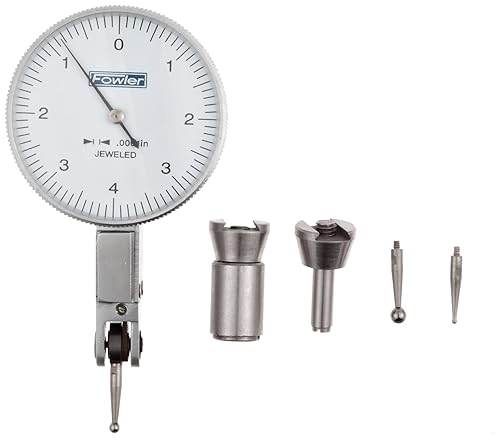 Miniatura 7 de Fowler 52-562-775-0, Indicador de prueba horizontal con rango de medición de 0-0.030" (blanco)