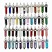 Price comparison product image Chenkou Craft Assorted 40pcs Artificial Natural Stone Gemstone Bullet Shape Healing Pointed Chakra Beads Crystal Quartz Stone Charms Pendants for Necklace Jewelry Making Gift