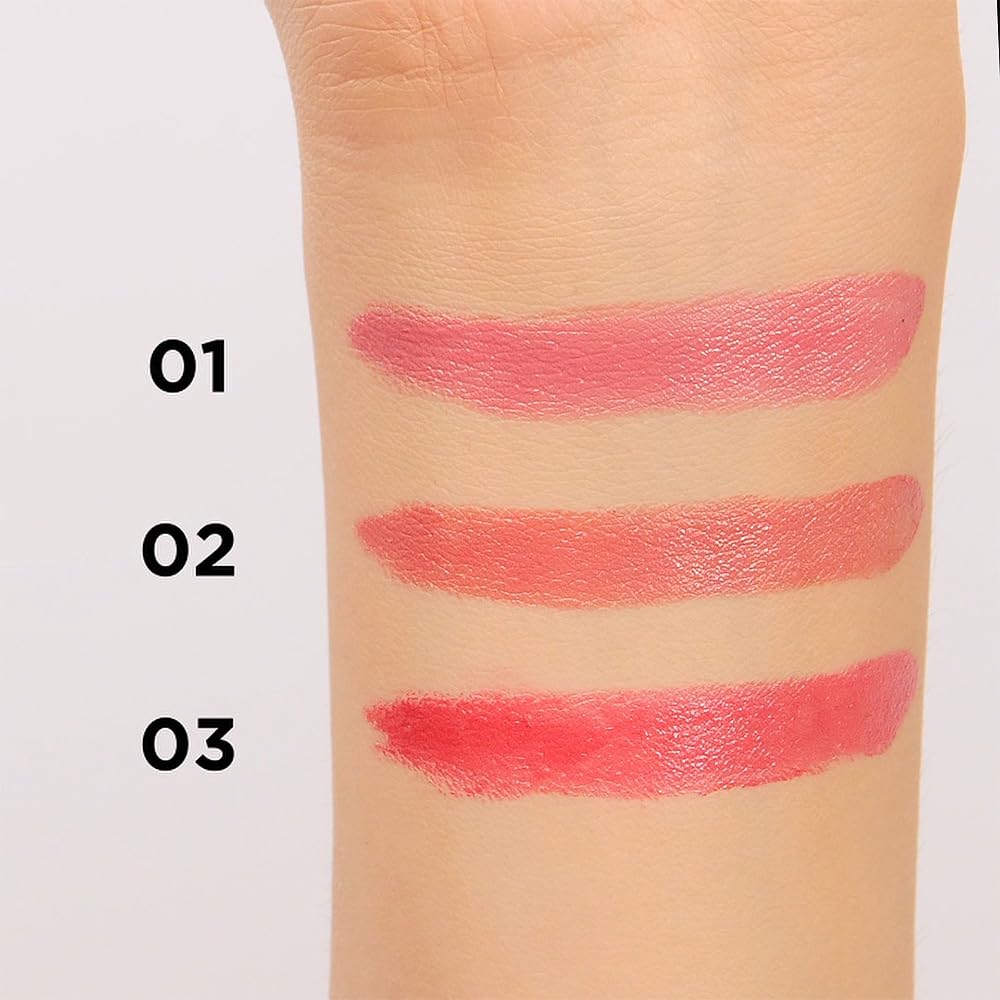 Eveline Cosmetics Nawilżająca pomadka nr 01 - seria Flower Garden | wegańska, pielęgnująca z kwasem hialuronowym i ekstraktem z piwonii