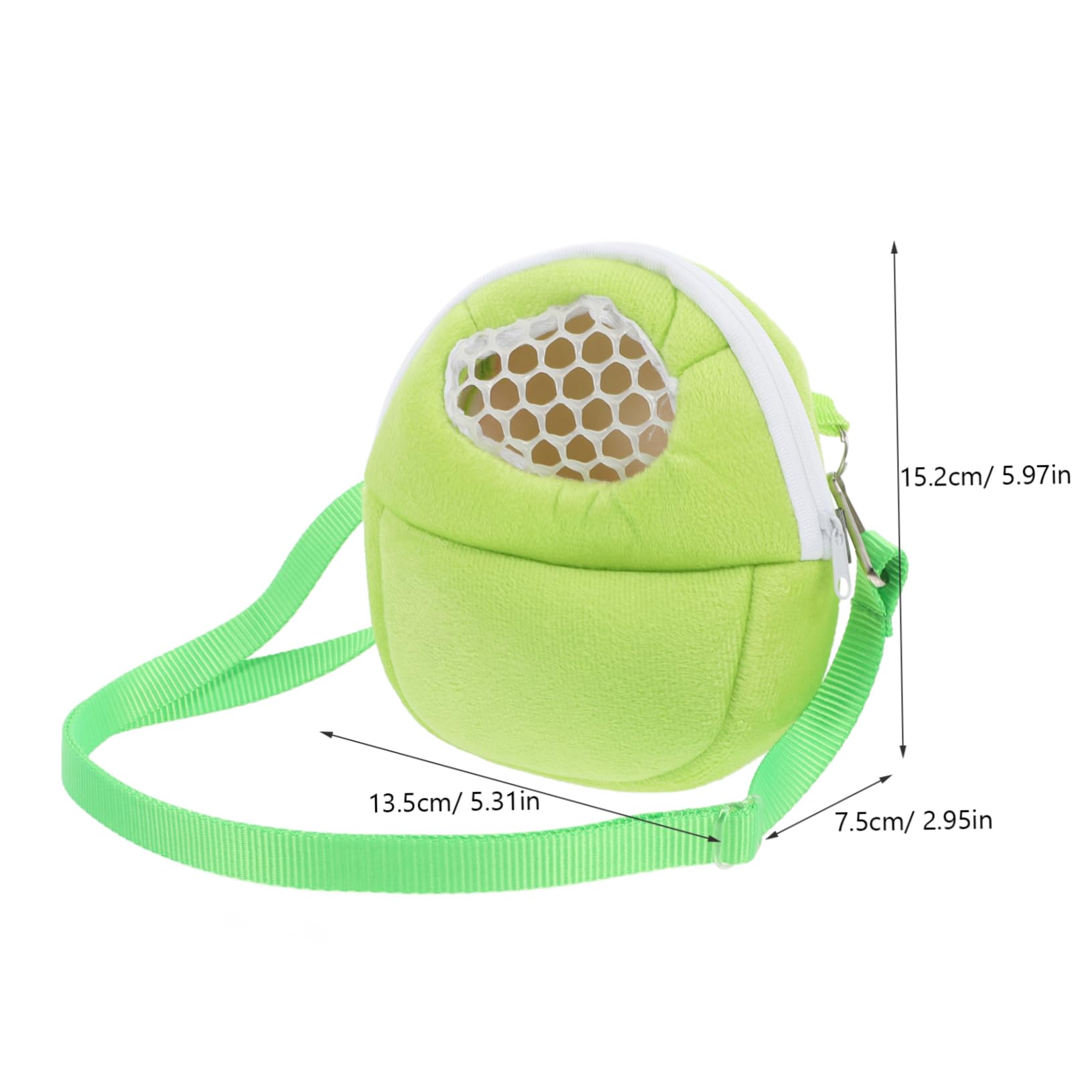 SUPVOX Outdoor Hamster Travel Bag Ventilated Mesh Shoulder-Carried Portable Carrier for Small Animals for Hamsters Guinea Pigs