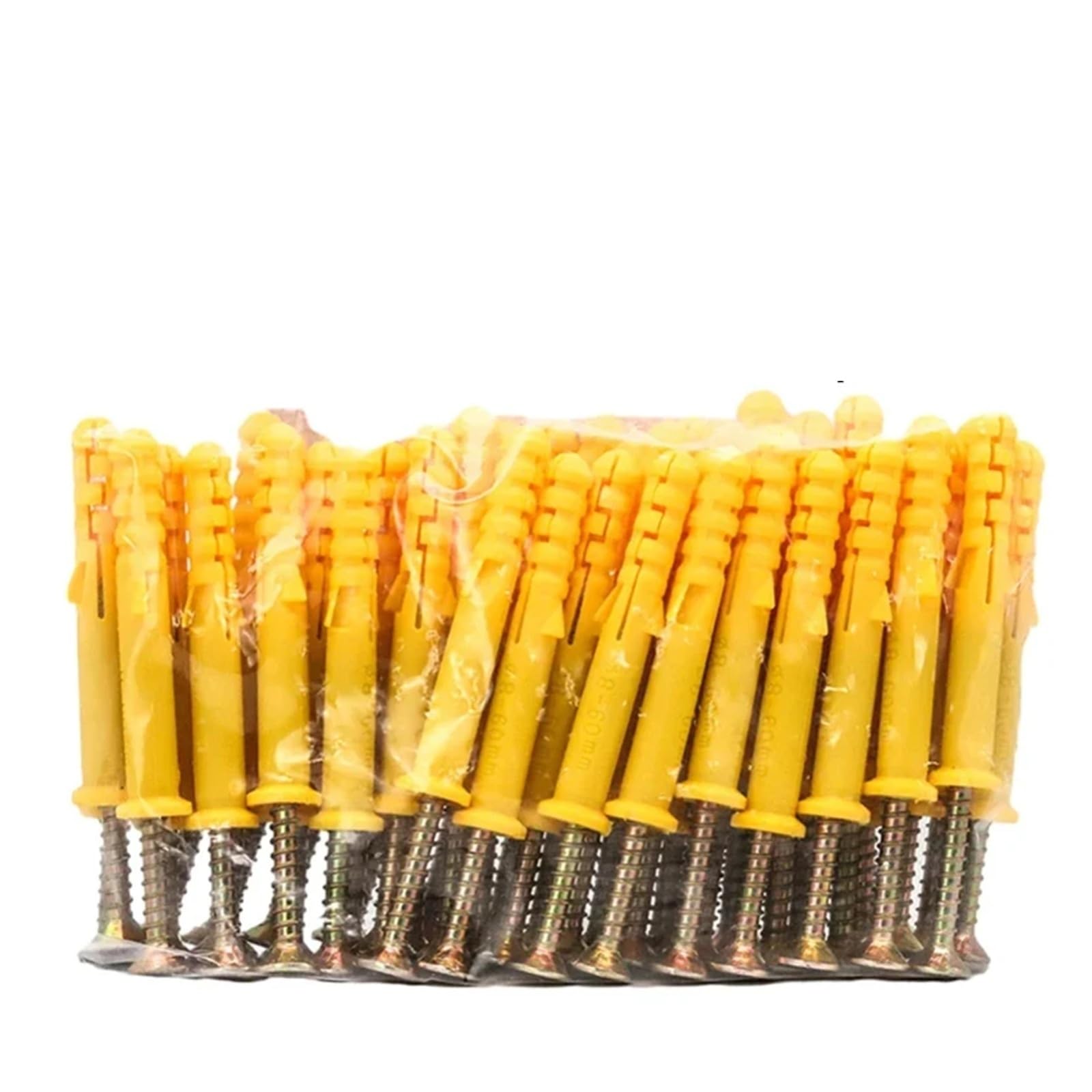 40/50pcs Self-tapping Screw Set Stainless Steel Drywall Anchors & Screws Cross-head, Expansion Type M6×30 / M6×40 Sizes(50pcs M8x40)