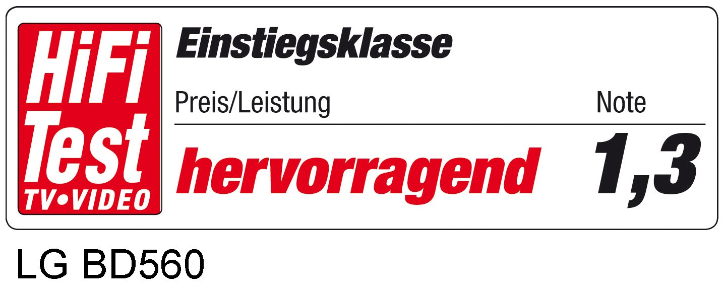 LG Electronics BD560 Blu-ray-Disc Player (USB 2.0, HDMI, Upscaling 1080p) schwarz
