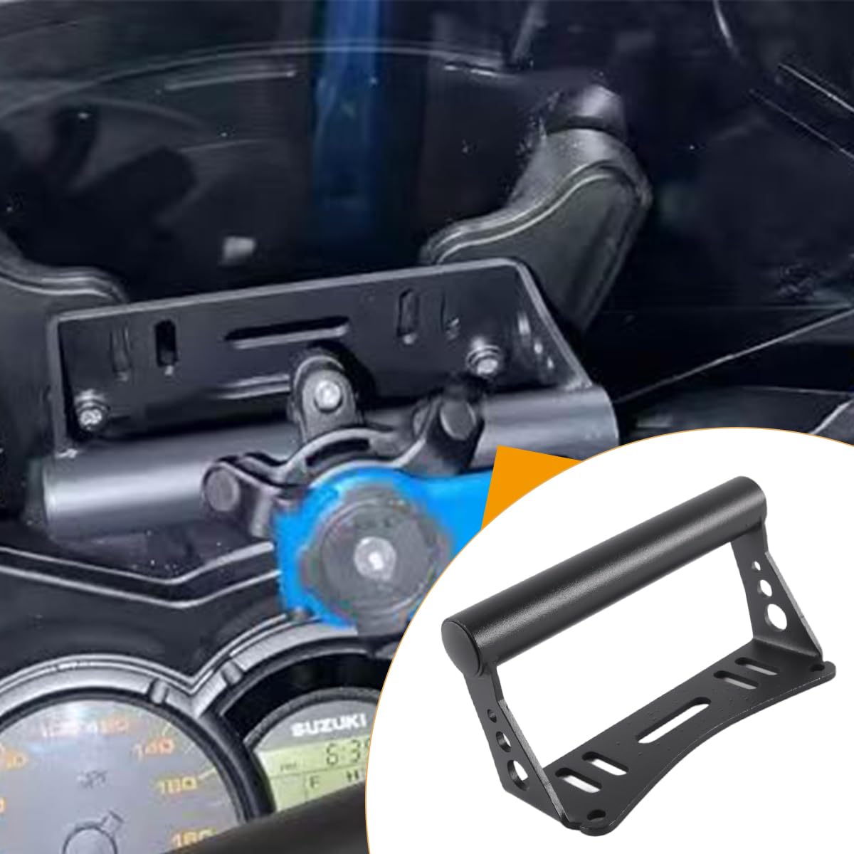 Soporte de navegación GPS para motocicleta, soporte superior de navegación, compatible con Suzuki V-Strom 650 DL650 2004-2011 / V-Strom 1000 DL1000 2004-2011
