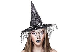 Glamorous Halloween Witch Hat for Women