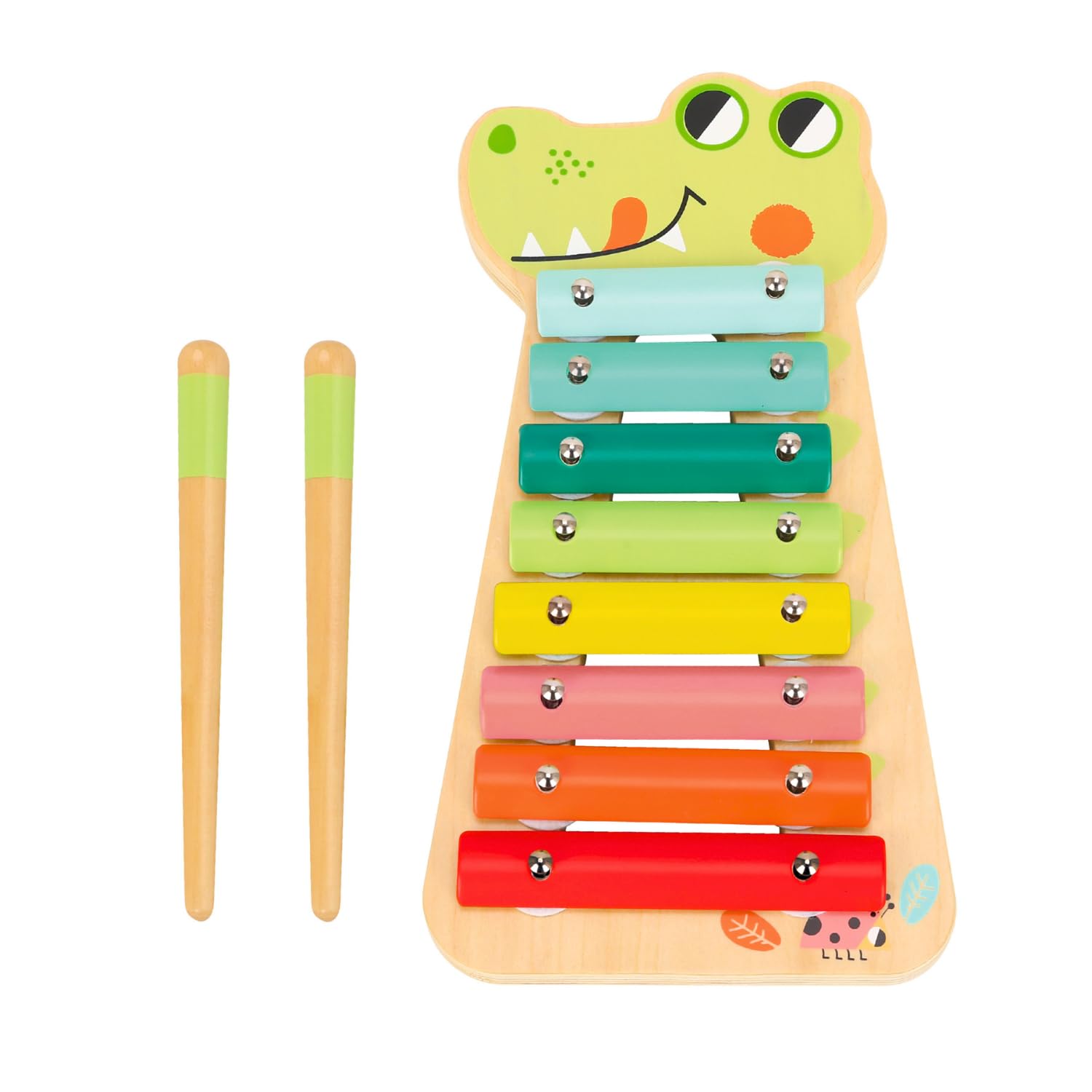 Momo Kids® Xilofono Bebe 18 Meses | Xilofono Infantil de Madera para el Desarrollo sensorial, Musical y Creativo | Juguete Montessori 2 años, Instrumentos Musicales Bebe, Regalo Niña 2 Años