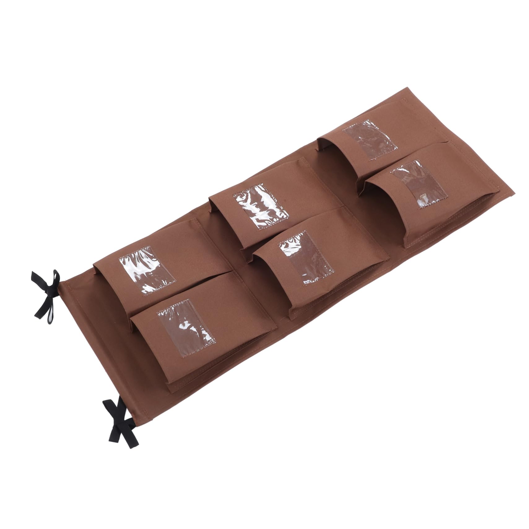 Sac pour chariot de nettoyage avec 6 poches transparentes et tissu Oxford lavable