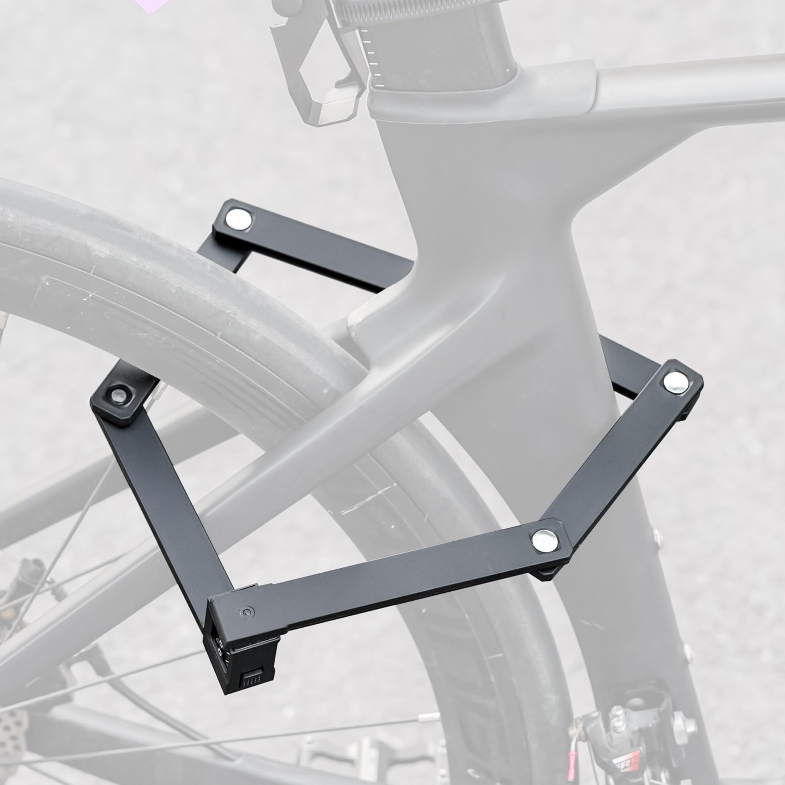 Serrure Anti-Crochetage Cadenas de vélo Pliable Portable à 3 Chiffres, sécurité antivol Durable, Accessoires de Cyclisme sur Route et VTT Antivol de Guidon de Moto