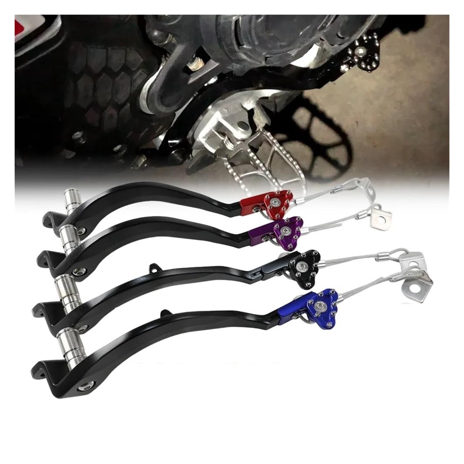 Leva Frizione PER CRF300L PER CRF 300L PER CRF 300 L 2021-2025 Leva Del Pedale Del Freno Posteriore FORgiato Per Moto Pieghevole Freno Frizione(4)