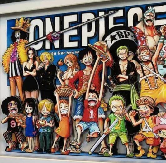 Amazon.co.jp: 強くお勧め手作り ONE PIECE ワンピース 3D立体画