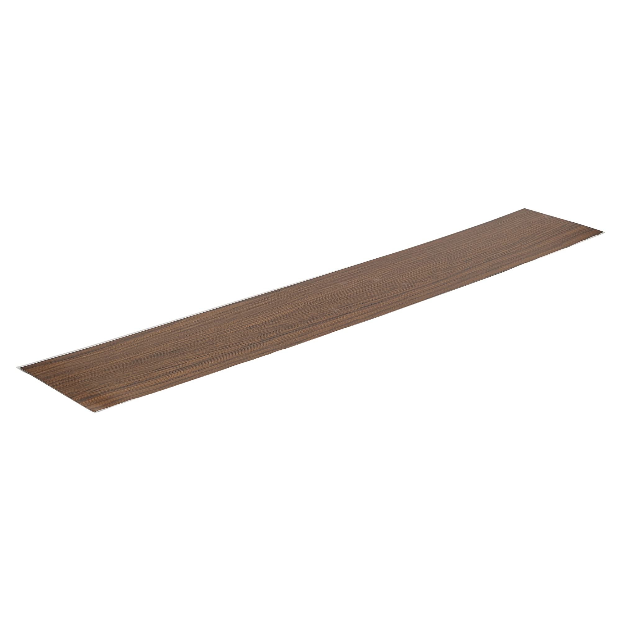 Urbnliving Walnut Vinyl Floor Planks Wood Effect Flooring Tiles Self Adhesive Kitchen Floor Lino (14, )