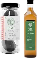 IKAI Organic Natural Thekera Tenga + Mustard Oil 500 ml, Rich in Omega| (Combo Pack)