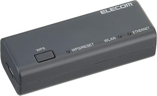 Amazon Co Jp エレコム Wifiルーター 無線lan ポータブル 300mbps Acアダプタ付属 Wrh 300bk3 パソコン 周辺機器