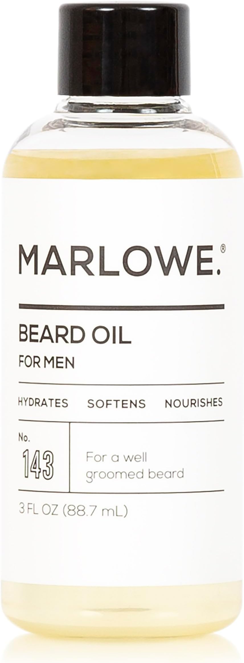 Marlowe. No. 143 Men's Beard Oil 3 oz