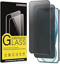 Privacy Matte Film for iPhone 15 Pro, Matte Tempered Glass Anti-Spy 9H Hardness Anti-Glare Anti-fingerprint Anti-Spy Bubble Free Glass Screen Protector for iPhone 15 Pro 2 Pieces