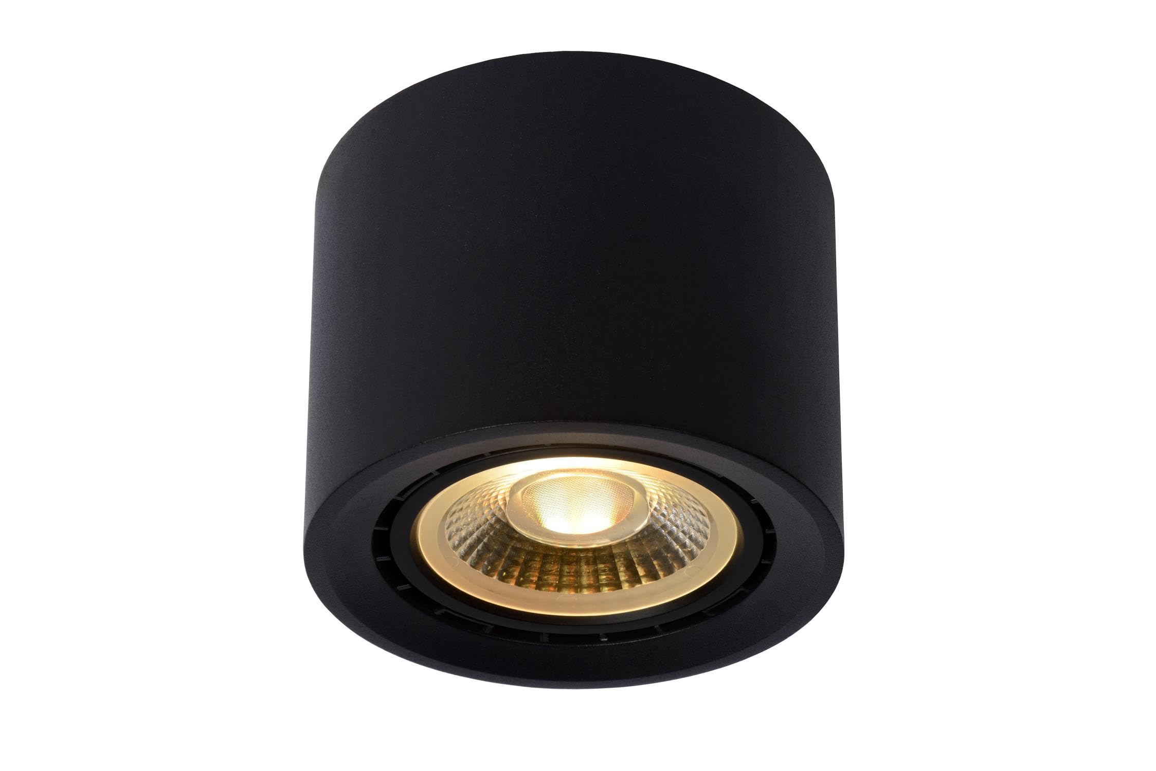 Lucide Black Dime Led Ceiling Light Fedler Dimmable To Warm,