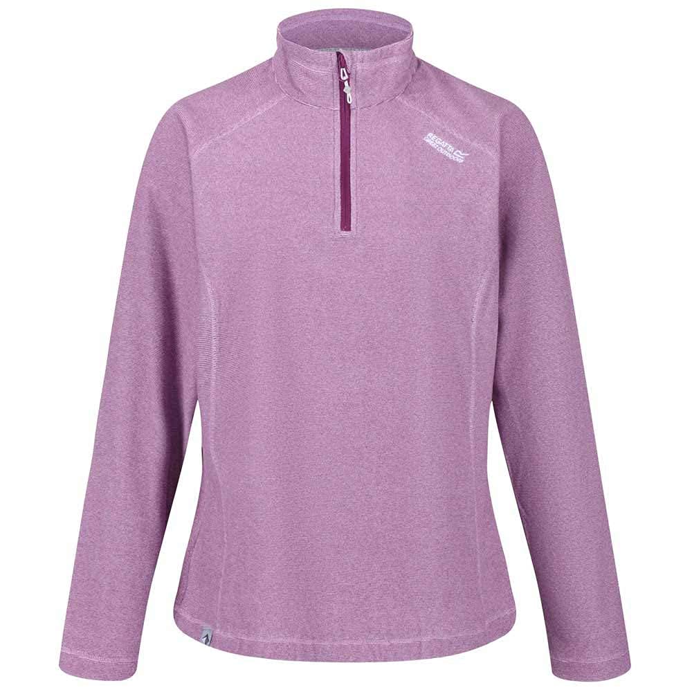 Regatta Women's Montes' Lightweight Half Zip Mini Stripe Micro Fleece