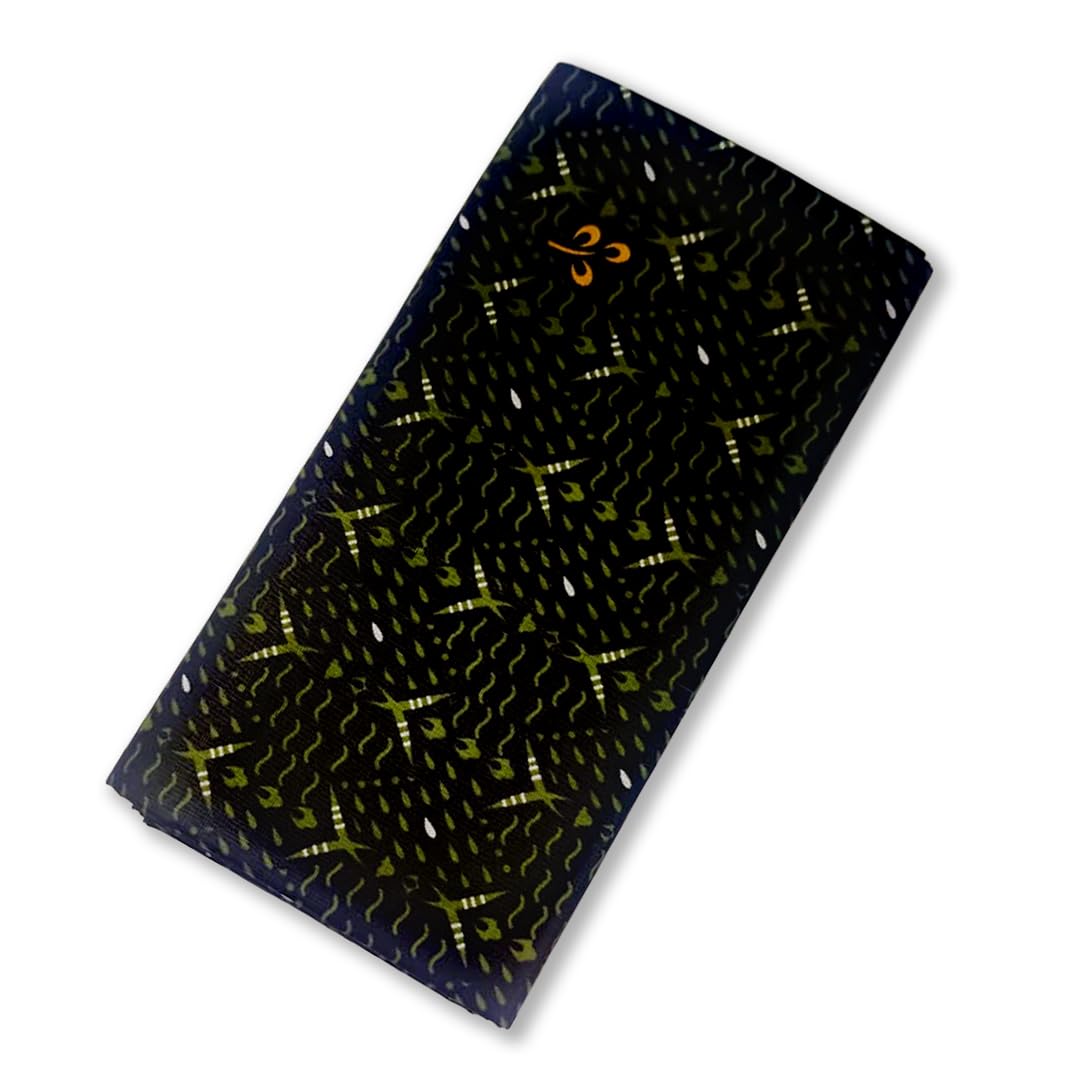 100% Cotton Open Printed Lungi for Men (Pack of 1)– Medium, Comfortable & Stylish Traditional Wrap (Green)-image-35