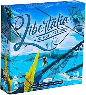 Stonemaier Games: Libertalia: Winds of Galecrest by Paolo Mori | Pirate-Animal Crews Take to The Skies in This Strategy Board Game About Collecting Loot for Adults and Family | 1-6 Players, 60 Mins