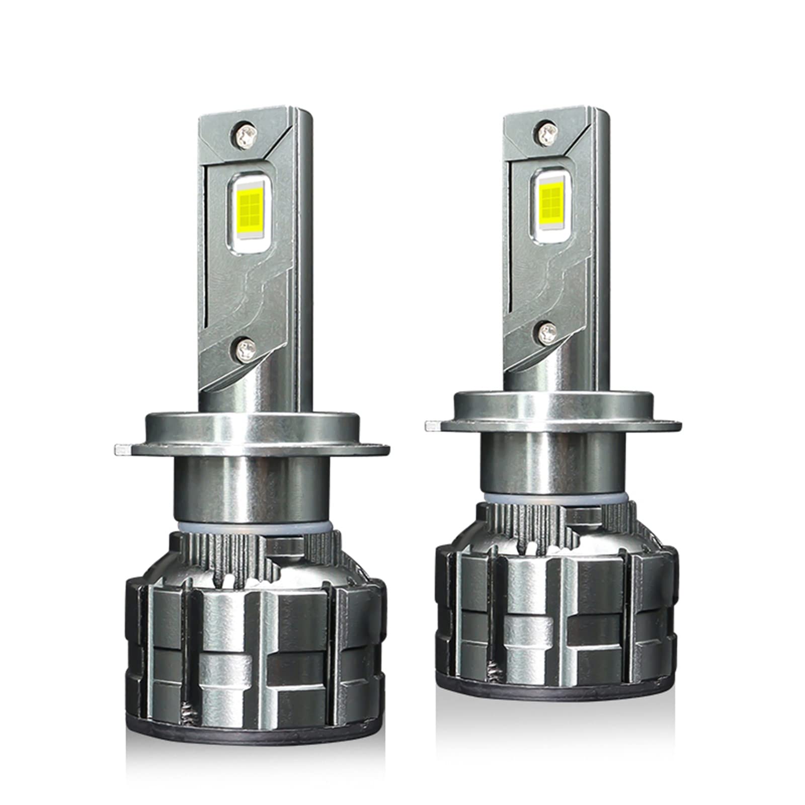 Bombillas LED De Repuesto Para Faros Delanteros, Superbrillantes Para Luz De Cruce/Luz Antiniebla Con 2 Piezas, Kit De Conversión De 12000 Lúmenes Plug And Play, 6000 K Blanco Brillante,H1