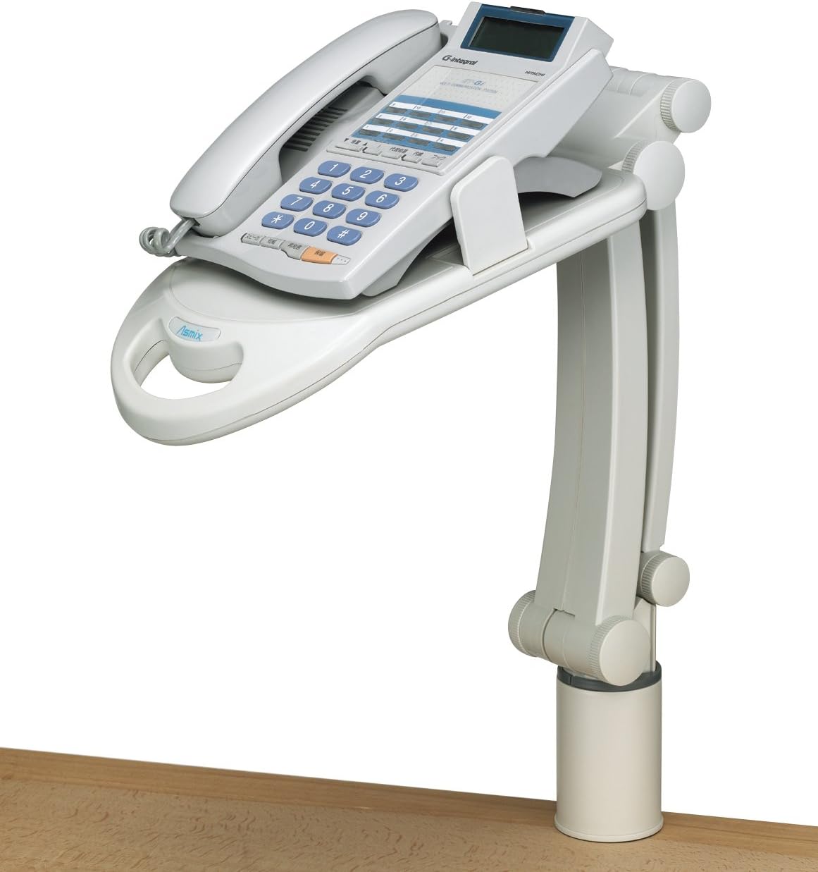 Asuka Asmix TS8802 Telephone Stand, Flex, 360°, Clamp, 7.9 x 15.9 x 20.7 inches (200 x 405 x 524 mm) : Office Products