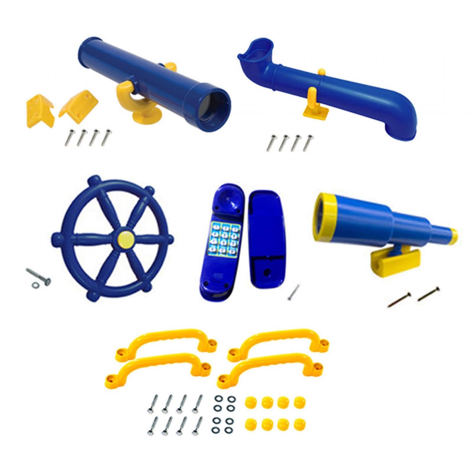 Accessori per Altalene, Accessori per Altalene con Volante Rinforzato per Altalene Ad Albero, 9 PZ