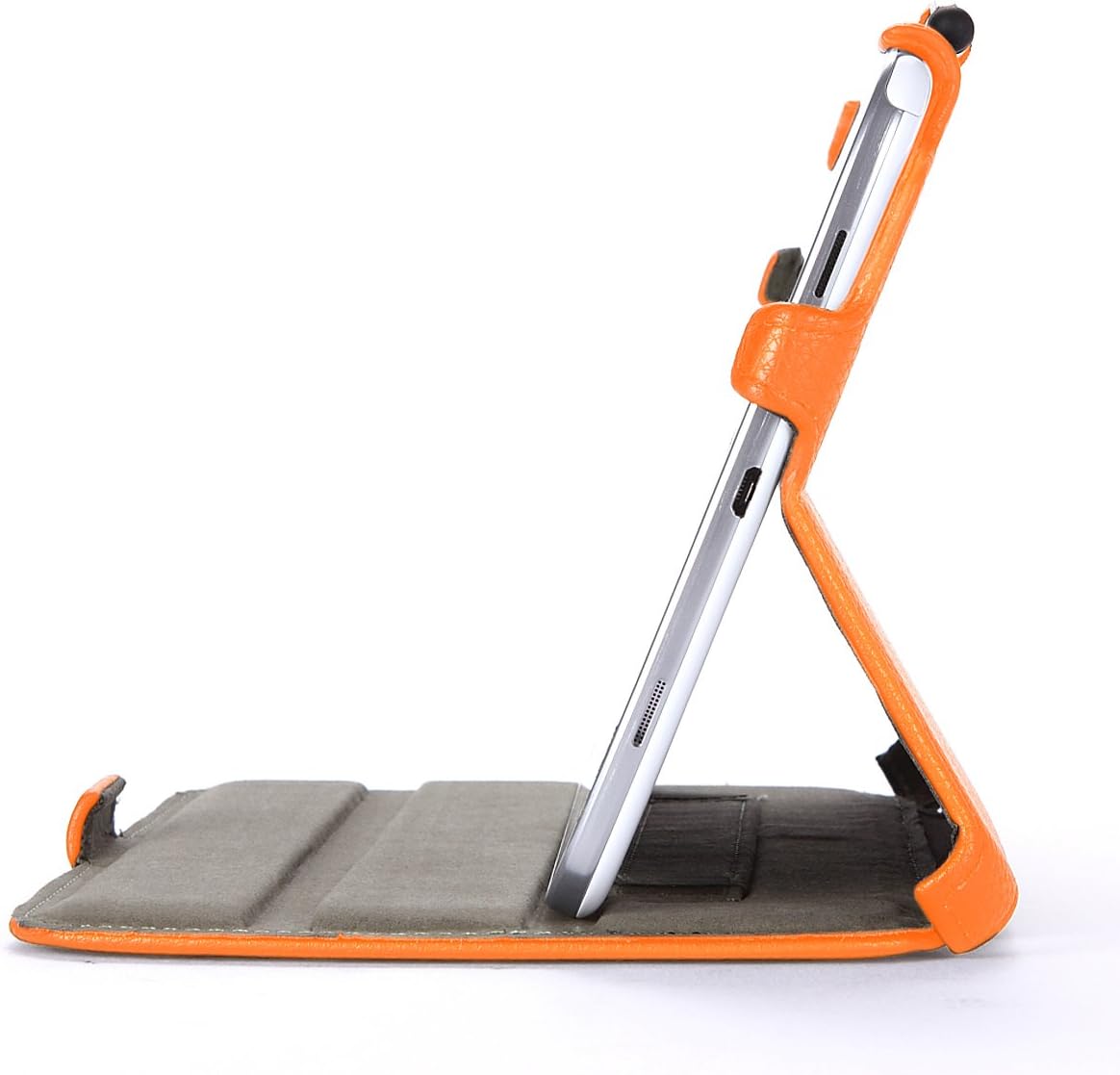 i-Blason Slim Book Shell Case and Cover Auto Wake/Sleep for Samsung Galaxy Note 8.0 GT-N5100/N5110 WiFi 4G LTE (3 Year Warranty)-Orange