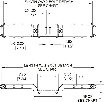 Amazon.com: TorqLink™ Universal Adjustable Trans Crossmember, 4