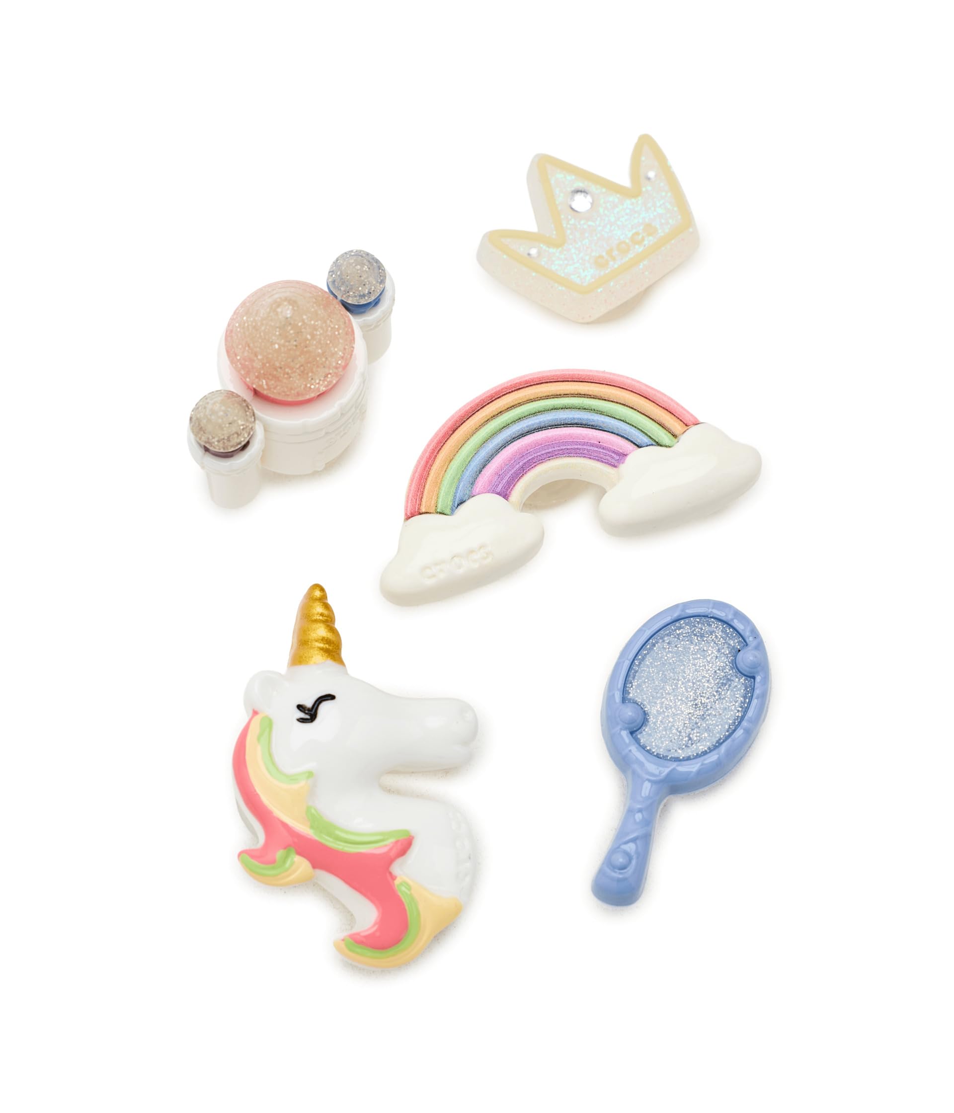 Crocs Unisex Jibbitz Charms, Pretty Princess 5 Pack