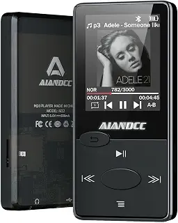 mp3プレーヤー bluetooth 5.3内蔵32GBメモリ、最大128GBまで拡張可能SDカード対応 音楽プレイヤーHiFi音質長時間再生 音楽プレーヤー有線・無線両対応 mｐ3プレーヤーコンパクトサイズFMラジオ搭載