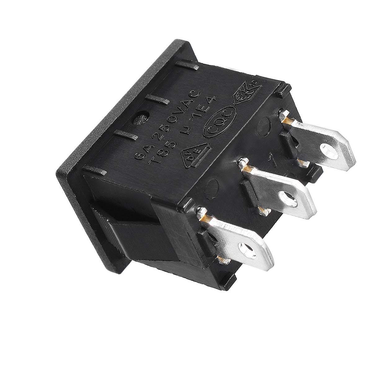 Interruptores AC 250V 6A 125V 10A SPDT ON-OFF-ON 3 posiciones 3 polos Mini interruptores de pie basculantes interruptores 4 Uds Accesorios interruptores industriales